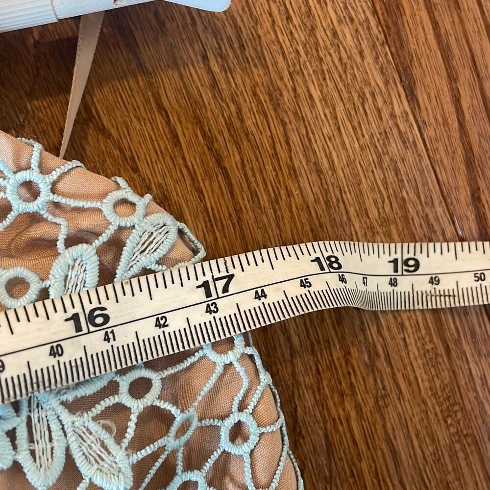 Forever Unique London NWT turquoise lace overlay cross back dress 6 - Picture 13 of 16